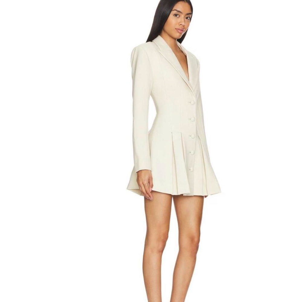Camila Coelho Cream Blazer Dress